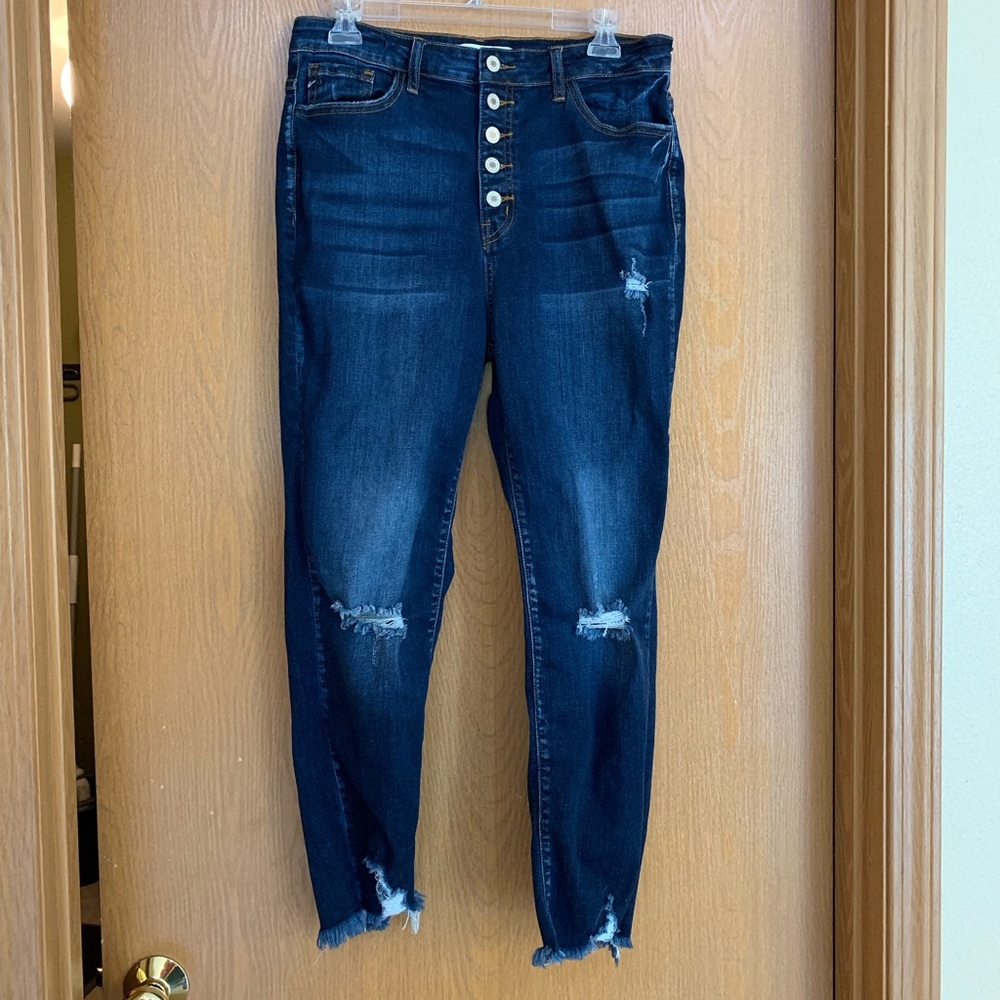 KanCan Estilo Skinny Destroyed Distressed Jeans